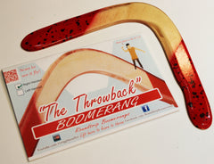 The Throwback Boomerang - BONUS: Includes FREE Indoor Boomerang!